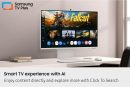 SAMSUNG 三星 32 吋智慧型顯示器 M8 (M80F) 4K UHD 顯示器,Samsung Vision AI,智慧型電視應用程式,電競集線器,USB-C,HDMI 和 USB-A,白色,LS32FM803UNXZA,2025