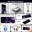 解鎖 16PROMA X 智慧型手機:7 吋 HD+ 顯示器,7000mAh 長效電池,12GB+512GB 大容量儲存空間,108MP AI 相機,高性能 Android 手機,適合遊戲和工作(灰色)
