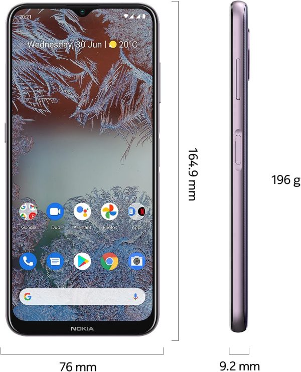 Nokia G10 | Android 11 | 解鎖智慧型手機 | 3 天電池 | 雙 SIM 卡 | US 版本 | 3/32GB | 6.52 吋螢幕 | 13MP 三重相機 | 黃昏 - Image 6