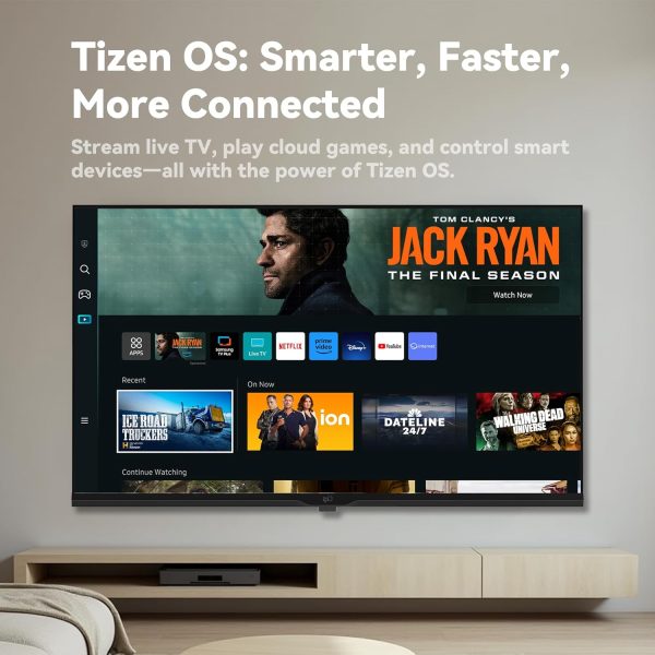 FPD 40 吋智慧型電視 1080p Full HD 支援 Tizen OS 相容於 Dolby Audio、HDR 10、HDMI、語音控制、WiFi、藍牙、內建 Google Cast、平面電視(AT40-P1,2025) - Image 2