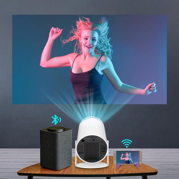 Magic 投影機 Pro - 強大的 4k 立方體,附 WiFi、藍牙和自動垂直校正,帶來家庭影院體驗 - Image 5