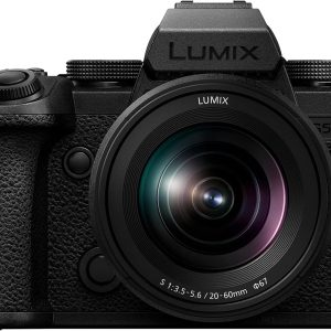 Panasonic LUMIX S5IIX 無反光鏡相機,24.2MP 全片幅,附相位混合自動對焦,無限 4:2:2 10 位元錄製,5.8K Pro R,HDMI RAW,IP 串流 20-60 公釐 F3.5-5.6 鏡頭 - DC-S5M2XKK