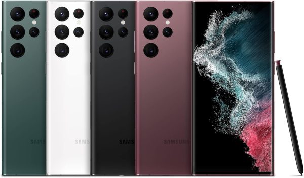 SAMSUNG 三星 Galaxy S22 Ultra 手機、原廠解鎖 Android 智慧型手機、512GB、8K 相機、最亮的顯示螢幕、S筆、電池壽命長、快速 4nm 處理器,美國版,2022 年,幻影黑 - Image 3