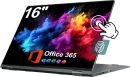 jumper 16 吋筆記型電腦,可轉換筆記型電腦,附四核心(最高 3.4GHz),16GB DDR5 RAM 640GB 儲存空間,360 度觸控螢幕,背光鍵盤,指紋讀取器,BT5.2,WiFi6