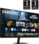 Samsung 三星 32 吋智慧型顯示器 M7 (M70F) 4K UHD 顯示器,Samsung Vision AI,智慧型電視應用程式,電競集線器,USB-C,HDMI 和 USB-A,黑色,LS32FM702UNXZA,2025