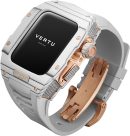 VERTU H1 Diamond 男款智慧手錶,Android 機械智慧型手錶,配備 1.8 吋藍寶石顯示器,接聽/撥打電話,健身手錶,血氧,心率和 100 多種運動模式(白色/金色)