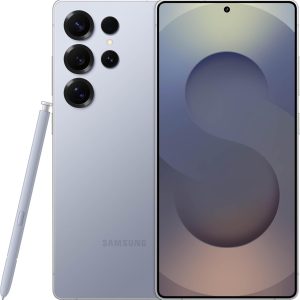 SAMSUNG 三星 Galaxy S25 Ultra,512GB 智慧型手機,解鎖 Android,AI 夜間模式相機,Snapdragon 8 Elite 快速處理器,5000mAh 電池,內建 S 筆,2025 美國 1 年保修,鈦銀藍色