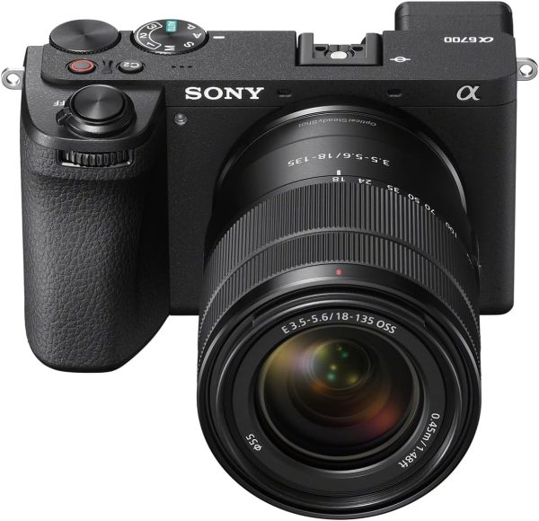 Sony Alpha 6700 – APS-C 可互換鏡頭相機,附 26 MP 感測器、4K 視訊、基於人工智慧的主體辨識、日誌拍攝、LUT 處理和 Vlog 友善功能以及 18-135 公釐變焦鏡頭 - Image 2