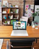 HP 14 筆記型電腦,Intel Celeron N4020,4 GB RAM,64 GB 儲存空間,14 吋微邊緣高清顯示器,Windows 11 家用,輕薄便攜,4K 圖形,Microsoft 365 一年(14-dq0040nr,雪花白)