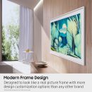 Samsung 三星 50 吋 Class The Frame LS03F 4K QLED 智慧型電視(2025 年型號)薄型壁掛式,現代框架設計,NQ4 AI Gen2 處理器,藝術模式,巧妙的畫質,Samsung Vision AI,Alexa 內建