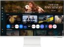 SAMSUNG 三星 32 吋智慧型顯示器 M8 (M80F) 4K UHD 顯示器,Samsung Vision AI,智慧型電視應用程式,電競集線器,USB-C,HDMI 和 USB-A,白色,LS32FM803UNXZA,2025