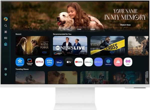 SAMSUNG 三星 32 吋智慧型顯示器 M8 (M80F) 4K UHD 顯示器,Samsung Vision AI,智慧型電視應用程式,電競集線器,USB-C,HDMI 和 USB-A,白色,LS32FM803UNXZA,2025 - Image 13