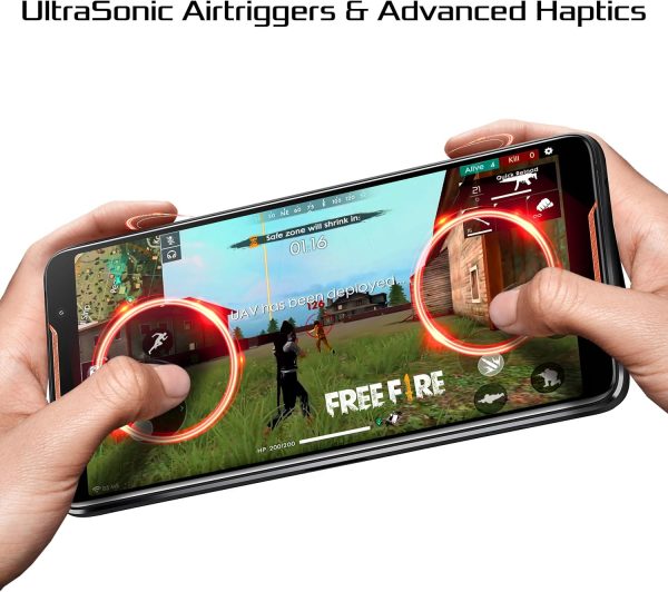 ROG Phone 電競智慧型手機 ZS600KL-S845-8G512G - 6 吋 FHD+ 2160x1080 90Hz 顯示器 - Qualcomm Snapdragon 845 - 8GB RAM - 512GB 存儲 - LTE 解鎖雙 SIM 遊戲手機 - 美國保固 - Image 3
