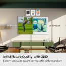 Samsung 三星 50 吋 Class The Frame LS03F 4K QLED 智慧型電視(2025 年型號)薄型壁掛式,現代框架設計,NQ4 AI Gen2 處理器,藝術模式,巧妙的畫質,Samsung Vision AI,Alexa 內建