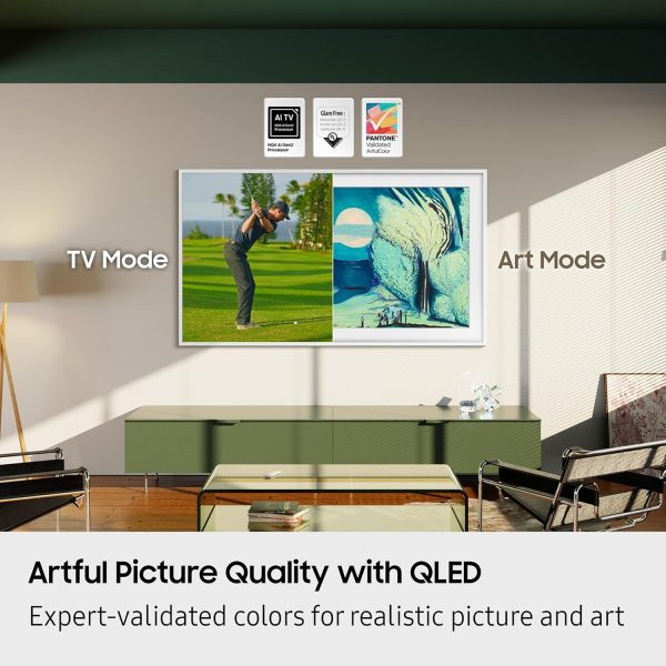 Samsung 三星 50 吋 Class The Frame LS03F 4K QLED 智慧型電視(2025 年型號)薄型壁掛式,現代框架設計,NQ4 AI Gen2 處理器,藝術模式,巧妙的畫質,Samsung Vision AI,Alexa 內建 - Image 11