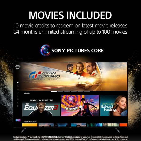 Sony BRAVIA 8 II 65 吋電視、QD OLED, 4K 智慧型 Google TV、XR 處理器,採用 AI 技術,超薄設計,120hz 電視、Dolby Vision/Atmos,PS5、K-65XR80M2、2025 型號的獨家功能 - Image 6