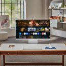 SAMSUNG 三星 32 吋智慧型顯示器 M8 (M80F) 4K UHD 顯示器,Samsung Vision AI,智慧型電視應用程式,電競集線器,USB-C,HDMI 和 USB-A,白色,LS32FM803UNXZA,2025