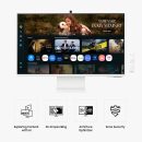 SAMSUNG 三星 32 吋智慧型顯示器 M8 (M80F) 4K UHD 顯示器,Samsung Vision AI,智慧型電視應用程式,電競集線器,USB-C,HDMI 和 USB-A,白色,LS32FM803UNXZA,2025