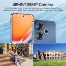 C19 5G Unlocked Phones, 6.8“ HD Screen, Smartphone Android 14, 12GB+512GB Unlocked Android Phones, Snapdragon888, 48+108MP Camera, 5000mAh, Dual SIM+Memory Expansion, Silver