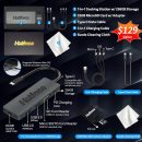 HP Stream 14 吋 HD BrightView 筆記型電腦,Intel Celeron N4120,16GB RAM,416GB 儲存空間(128GB eMMC + 288GB 擴充基座組),Intel UHD 顯示卡 720p 相機、Wi-Fi、1 年 Office 365、Win 11 S、金色