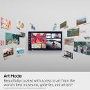 Samsung 三星 50 吋 Class The Frame LS03F 4K QLED 智慧型電視(2025 年型號)薄型壁掛式,現代框架設計,NQ4 AI Gen2 處理器,藝術模式,巧妙的畫質,Samsung Vision AI,Alexa 內建