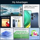 C19 5G Unlocked Phones, 6.8“ HD Screen, Smartphone Android 14, 12GB+512GB Unlocked Android Phones, Snapdragon888, 48+108MP Camera, 5000mAh, Dual SIM+Memory Expansion, Silver