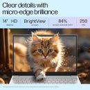 HP 14 吋筆記型電腦 | 16GB RAM、512GB SSD | 免費 Office 365 | Intel 四核心處理器 | 輕薄 | 11.5 HR 電池 | 天然銀 | Intel UHD 顯示卡 | Windows 11 附滑鼠