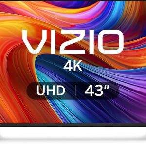 VIZIO 43 吋 4K UHD LED 智慧型電視,附杜比 Vision HDR,DTS Virtual:X,Alexa 相容性,內建 Chromecast ,藍牙耳機功能(V4K43M-08)(翻新)