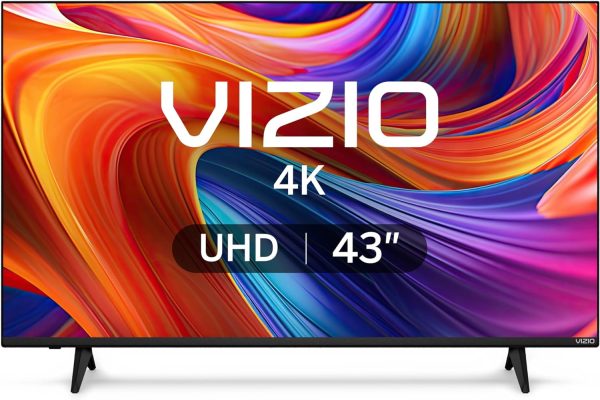 VIZIO 43 吋 4K UHD LED 智慧型電視,附杜比 Vision HDR,DTS Virtual:X,Alexa 相容性,內建 Chromecast ,藍牙耳機功能(V4K43M-08)(翻新)