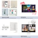 SAMSUNG 三星 32 吋智慧型顯示器 M8 (M80F) 4K UHD 顯示器,Samsung Vision AI,智慧型電視應用程式,電競集線器,USB-C,HDMI 和 USB-A,白色,LS32FM803UNXZA,2025