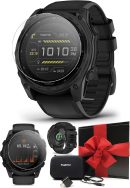 Garmin tactix 8 太陽能:AB Elite (51 公釐) 高級戰術 GPS 智慧型手錶禮盒組 - 應用彈道超輕求解器,LED 手電筒,附 PlayBetter 螢幕保護貼,牆壁轉接器和保護套