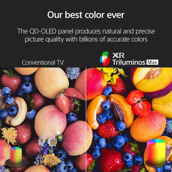 Sony BRAVIA 8 II 65 吋電視、QD OLED, 4K 智慧型 Google TV、XR 處理器,採用 AI 技術,超薄設計,120hz 電視、Dolby Vision/Atmos,PS5、K-65XR80M2、2025 型號的獨家功能 - Image 4