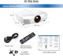 Epson Cinema 5050UB 4K PRO-UHD 三晶片投影機附HDR, 白色