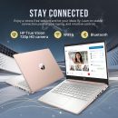 HP Stream 14 吋 HD BrightView 筆記型電腦,Intel Celeron N4120,16GB RAM,416GB 儲存空間(128GB eMMC + 288GB 擴充基座組),Intel UHD 顯示卡 720p 相機、Wi-Fi、1 年 Office 365、Win 11 S、金色