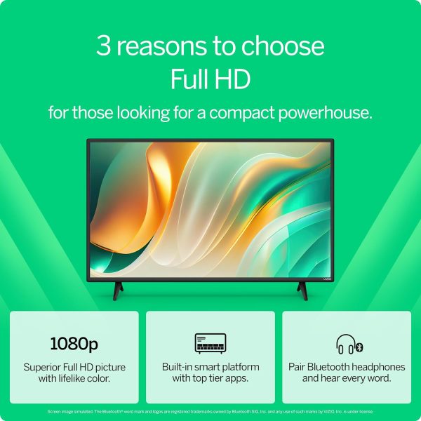VIZIO 40 吋 Full HD 1080p 智慧型電視,附 DTS Virtual:X、Alexa 相容性、Google Cast 內建藍牙耳機、(VFD40M-08 New) - Image 4