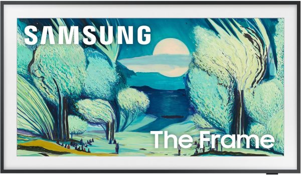 Samsung 三星 50 吋 Class The Frame LS03F 4K QLED 智慧型電視(2025 年型號)薄型壁掛式,現代框架設計,NQ4 AI Gen2 處理器,藝術模式,巧妙的畫質,Samsung Vision AI,Alexa 內建