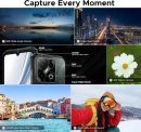 DOODEE Blade GT Pro 5G 堅固型手機,附 LED 燈光效果,32GB+512GB/2TB 堅固智慧型手機,7 吋 FHD+120Hz,5800 mAh Android 手機,100MP+32MP AI 相機/臉部和手指識別/NFC,黑色