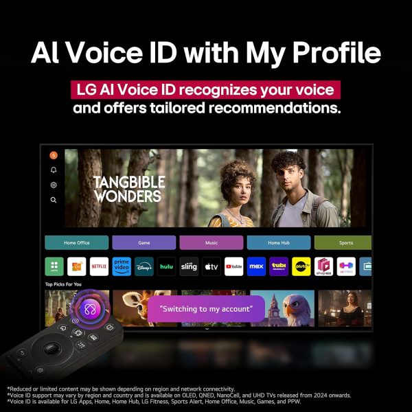 LG 65 吋 OLED evo AI 4K C5 系列智慧型電視,附杜比全景聲、Dolby Vision、HDR10、AI Super Upscaling 4K、電影製作人模式、哇樂團、Alexa 內建 (OLED65C5PUA、2025) - Image 8