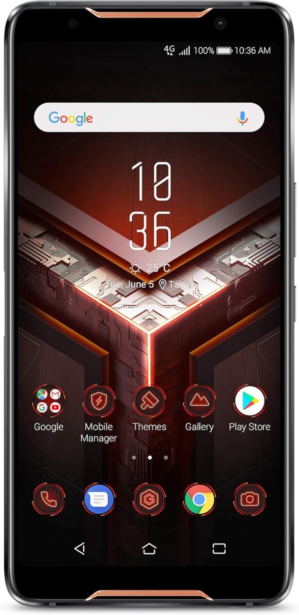 ROG Phone 電競智慧型手機 ZS600KL-S845-8G512G - 6 吋 FHD+ 2160x1080 90Hz 顯示器 - Qualcomm Snapdragon 845 - 8GB RAM - 512GB 存儲 - LTE 解鎖雙 SIM 遊戲手機 - 美國保固