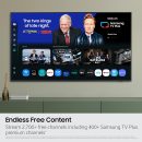 Samsung 三星 50 吋 Class The Frame LS03F 4K QLED 智慧型電視(2025 年型號)薄型壁掛式,現代框架設計,NQ4 AI Gen2 處理器,藝術模式,巧妙的畫質,Samsung Vision AI,Alexa 內建