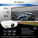 Epson Cinema 5050UB 4K PRO-UHD 三晶片投影機附HDR, 白色