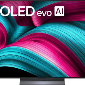 LG 65 吋 OLED evo AI 4K C5 系列智慧型電視,附杜比全景聲、Dolby Vision、HDR10、AI Super Upscaling 4K、電影製作人模式、哇樂團、Alexa 內建 (OLED65C5PUA、2025)