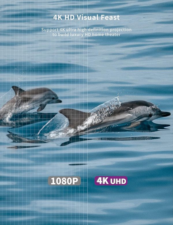VIVIDSTORM-投影螢幕,3D 黑曜石長焦點 ALR Slimline 電動辦公室簡報,相容於 1800ANSI 標準投射投影機,VMSLALR120H-3D - Image 2