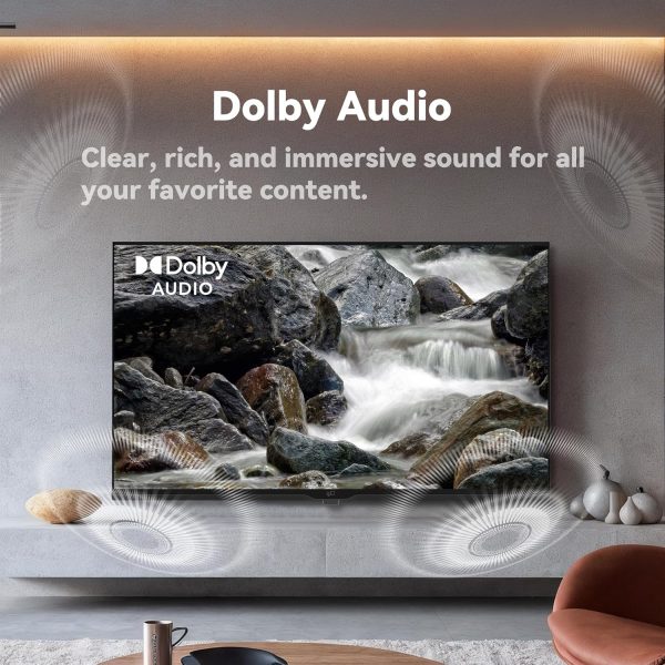 FPD 40 吋智慧型電視 1080p Full HD 支援 Tizen OS 相容於 Dolby Audio、HDR 10、HDMI、語音控制、WiFi、藍牙、內建 Google Cast、平面電視(AT40-P1,2025) - Image 5
